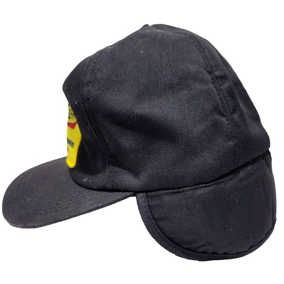 Kent Feeds Winter Hat Ear Flap Insulated K-Products Farmer Trapper patch cap Vtg - Picture 4 of 6